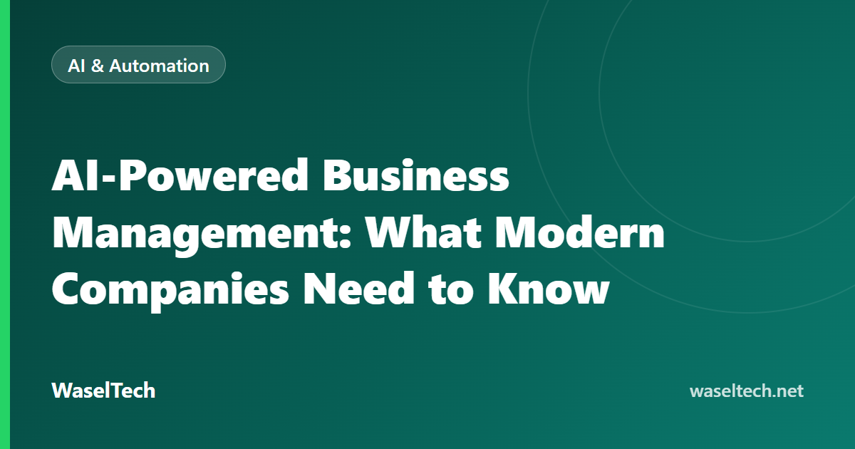 A manager's question connecting finance, projects, support and HR modules to one short answer