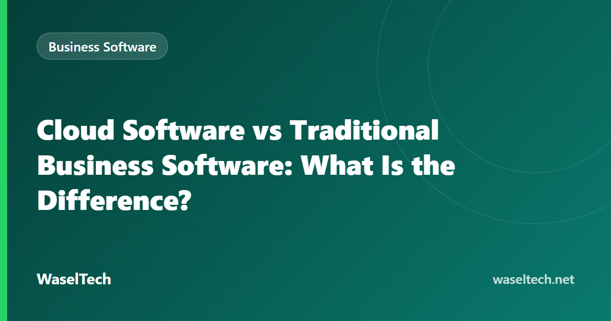 Side-by-side comparison of cloud software and on-premises servers across cost, control and upgrades