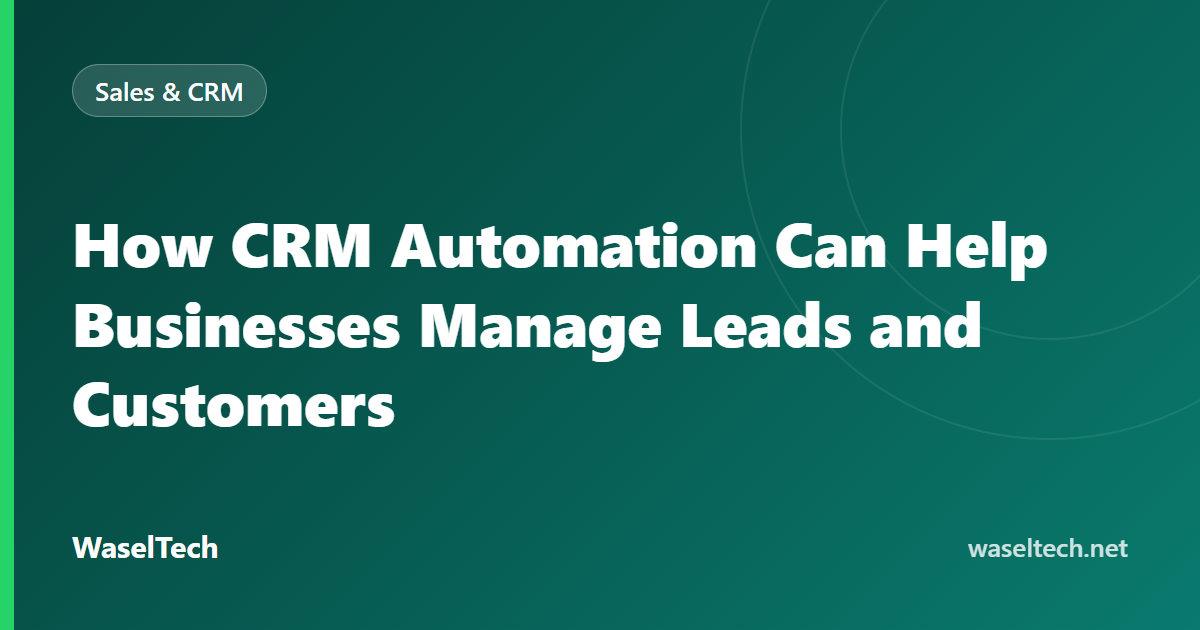 Lead lifecycle from new enquiry to won customer with automation markers and human decision points